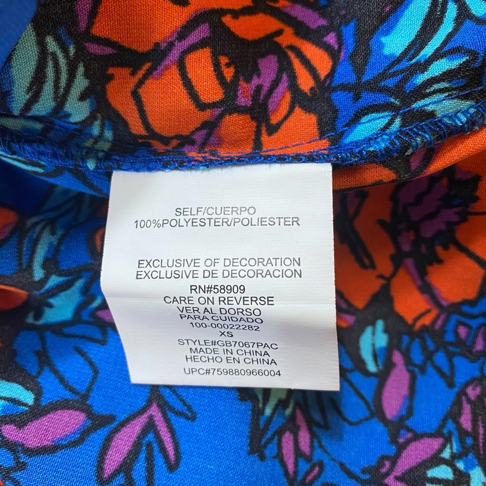 Gianni Bini Floral Print Trapeze Dress - Picture 7 of 9